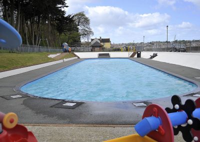 A photo of the paddling pool in east cowes