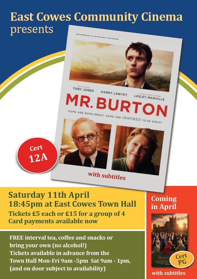 East Cowes Community Cinema presents